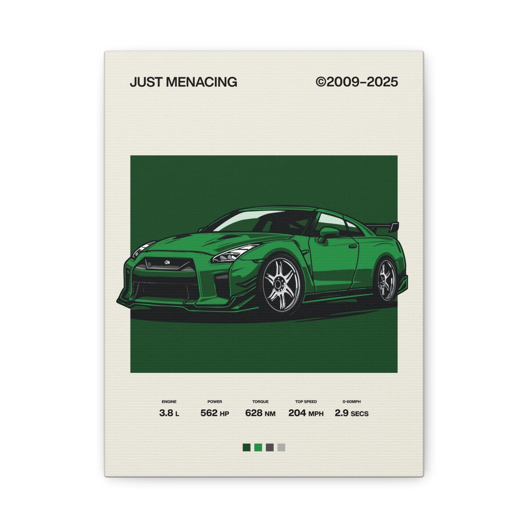JustMenacing Green R35 Canvas