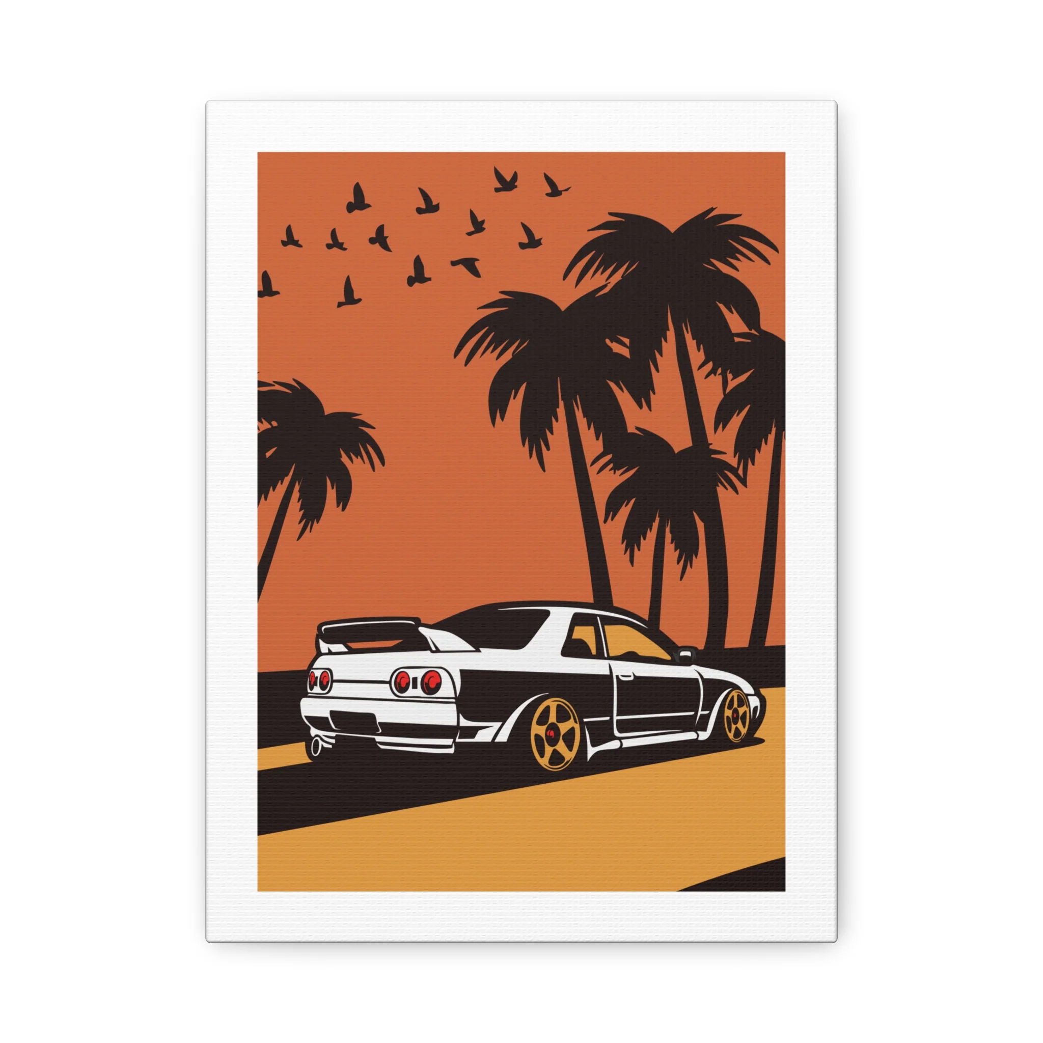 JustMenacing R34 Palm Trees Canvas