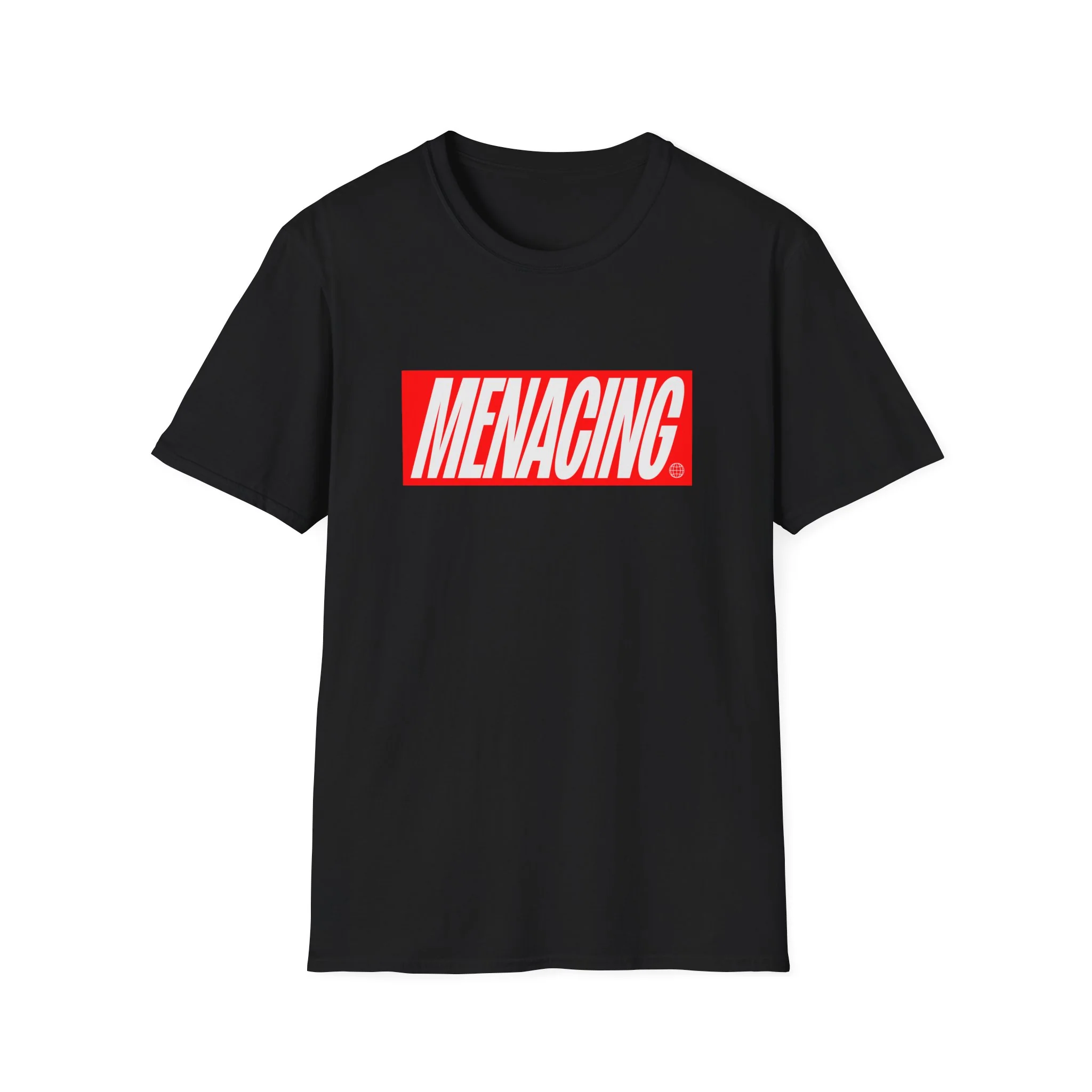 Menacing Italics - Red Tee